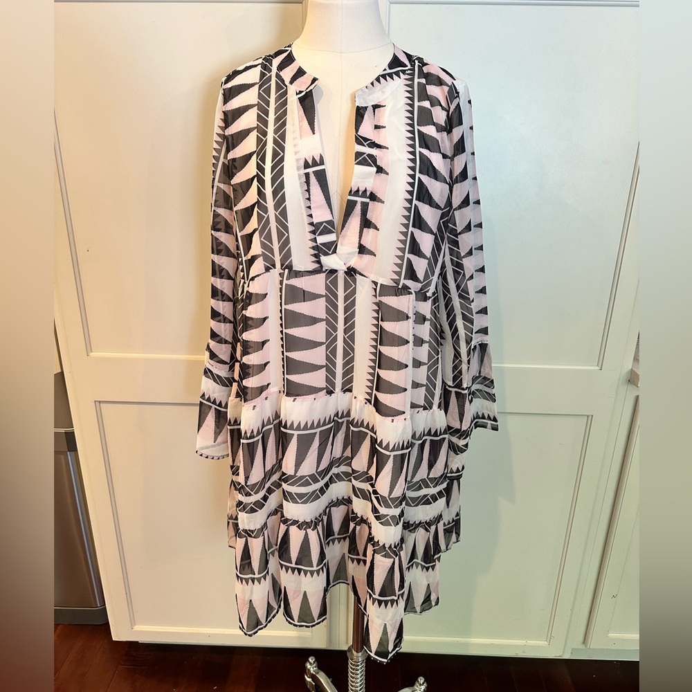 Aztec Print Dress